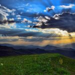 雲と山